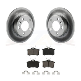 [Rear] 2007-2010 Volkswagen Beetle Premium Coated Rotors & Ceramic Pads Brake Kit For Max Braking