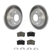 Charger l&#39;image dans la galerie, Rear Coated Disc Brake Rotors And Ceramic Pads Kit For Audi A4 Quattro