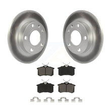 Charger l&#39;image dans la galerie, Rear Coated Disc Brake Rotors And Ceramic Pads Kit For Audi A4 S4