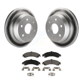 [Rear] 2002 Chevrolet Suburban 1500 4WD Premium Coated Rotors & Ceramic Pads Brake Kit For Max Braking