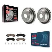Charger l'image dans la galerie, Rear Coat Disc Brake Rotor Ceramic Pad Kit For Chevrolet Suburban 1500 Avalanche