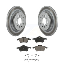 Charger l&#39;image dans la galerie, Rear Coated Disc Brake Rotors And Ceramic Pads Kit For Volvo S60 V70 XC70 S80