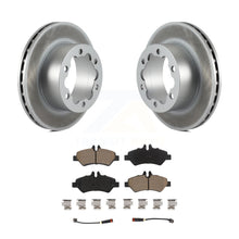 Charger l&#39;image dans la galerie, Rear Coated Disc Brake Rotor And Ceramic Pad Kit For Mercedes-Benz Sprinter 3500