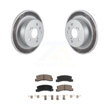 Charger l&#39;image dans la galerie, Rear Coated Disc Brake Rotors And Ceramic Pads Kit For 1999-2003 Lexus RX300 AWD