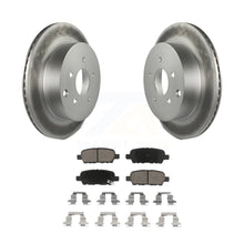 Charger l&#39;image dans la galerie, Rear Coat Brake Rotor Ceramic Pad Kit For Nissan Murano INFINITI Pathfinder QX60