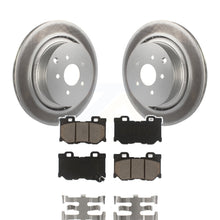 Load image into Gallery viewer, Rear Coat Brake Rotor Ceramic Pad Kit For INFINITI Q50 M37 Q60 Q70 Q70L QX70 M56