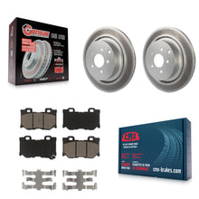 Charger l'image dans la galerie, Rear Coat Brake Rotor Ceramic Pad Kit For INFINITI Q50 M37 Q60 Q70 Q70L QX70 M56