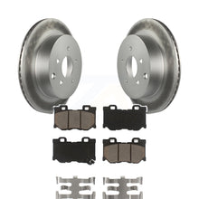 Load image into Gallery viewer, Rear Coated Disc Brake Rotors And Ceramic Pads Kit For INFINITI Q50 Q60 Q70