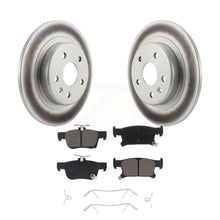 Charger l&#39;image dans la galerie, Rear Coated Disc Brake Rotors And Ceramic Pads Kit For Buick Envision