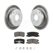 Load image into Gallery viewer, Rear Coated Disc Brake Rotors And Ceramic Pads Kit For Mitsubishi Endeavor