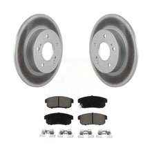 Charger l&#39;image dans la galerie, Rear Coated Disc Brake Rotors Ceramic Pad Kit For Nissan Maxima INFINITI I35 I30