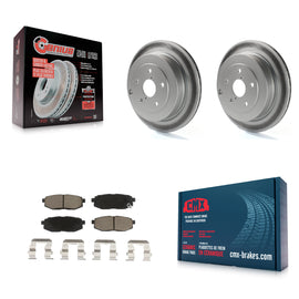 Rear Coated Disc Brake Rotors And Ceramic Pads Kit For Subaru Tribeca B9