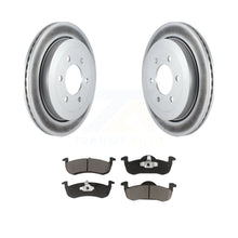 Charger l&#39;image dans la galerie, Rear Coat Disc Brake Rotor Ceramic Pad Kit For Ford Expedition Lincoln Navigator