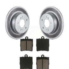 Charger l&#39;image dans la galerie, Rear Coat Brake Rotors Ceramic Pad Kit For Mercedes-Benz C230 C240 Chrysler C280