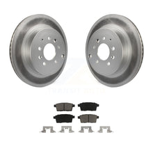 Charger l&#39;image dans la galerie, Rear Coated Disc Brake Rotors And Ceramic Pads Kit For 2007-2015 Mazda CX-9