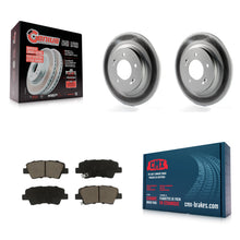 Load image into Gallery viewer, Rear Coated Brake Rotor Ceramic Pad Kit For Hyundai Sonata Kia Optima Elantra GT