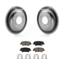 Charger l&#39;image dans la galerie, Rear Coated Disc Brake Rotors And Ceramic Pads Kit For Hyundai Sonata Azera