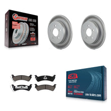 Load image into Gallery viewer, Rear Coated Disc Brake Rotors And Ceramic Pads Kit For Ford Explorer Sport Trac