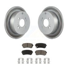 Load image into Gallery viewer, Rear Coat Brake Rotors Ceramic Pad Kit For 2006-2010 Hyundai Accent Kia Rio Rio5