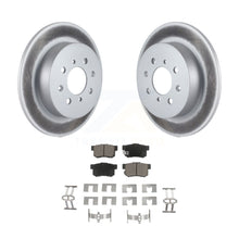 Charger l&#39;image dans la galerie, Rear Coated Disc Brake Rotors And Ceramic Pads Kit For Honda Civic Acura EL