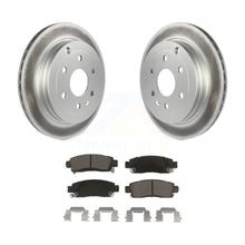 Load image into Gallery viewer, Rear Coated Brake Rotors Ceramic Pad Kit For Chevrolet Traverse GMC Acadia Buick