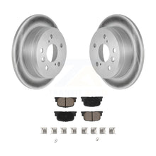 Charger l&#39;image dans la galerie, Rear Coated Disc Brake Rotors And Ceramic Pads Kit For Toyota Camry Lexus ES300