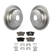 Load image into Gallery viewer, Rear Coated Disc Brake Rotors And Ceramic Pads Kit For Honda CR-V Acura RDX