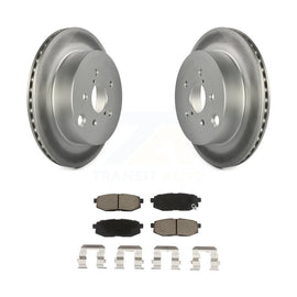 [Rear] 2014-2018 Subaru Forester 2.0L Premium Coated Rotors & Ceramic Pads Brake Kit For Max Braking