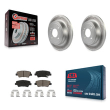Charger l'image dans la galerie, [Rear] 2011 Hyundai Accent Premium Coated Rotors &amp; Ceramic Pads Brake Kit For Max Braking