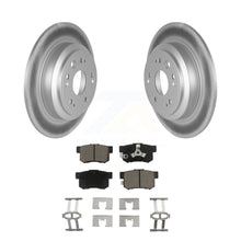 Load image into Gallery viewer, Rear Coated Disc Brake Rotors And Ceramic Pads Kit For Honda Crosstour Accord