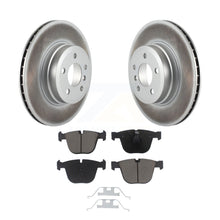 Load image into Gallery viewer, Rear Coated Disc Brake Rotors And Ceramic Pads Kit For BMW X5 X6