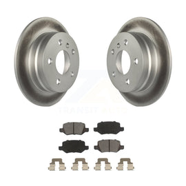[Rear] 2006-2011 Mercedes-Benz B200 Premium Coated Rotors & Ceramic Pads Brake Kit For Max Braking