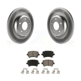 [Rear] 2009 Audi A4 Quattro Convertible Premium Coated Rotors & Ceramic Pads Brake Kit For Max Braking