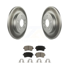 Charger l&#39;image dans la galerie, Rear Coat Disc Brake Rotors Ceramic Pad Kit For 2009 Audi A4 Quattro Sedan/Wagon