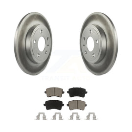 [Rear] 2009 Audi A4 Quattro Sedan/Wagon Premium Coated Rotors & Ceramic Pads Brake Kit For Max Braking