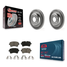 Load image into Gallery viewer, Rear Coated Disc Brake Rotors And Ceramic Pads Kit For Audi A7 Quattro A6