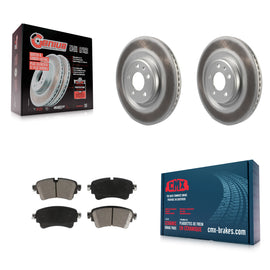 Rear Coat Brake Rotor Ceramic Pad Kit For Audi Q5 A4 A5 Quattro A6 S5 S4 allroad