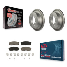 Load image into Gallery viewer, Rear Coat Brake Rotors Ceramic Pad Kit For Toyota 4Runner Lexus GX460 FJ Cruiser