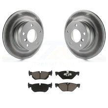 Load image into Gallery viewer, Rear Coated Disc Brake Rotors And Ceramic Pads Kit For 2008-2013 BMW 128i