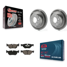 Charger l'image dans la galerie, [Rear] 2008-2013 BMW 128i Premium Coated Rotors &amp; Ceramic Pads Brake Kit For Max Braking