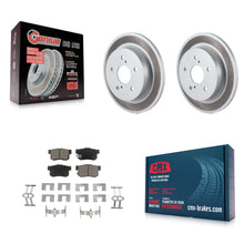 Load image into Gallery viewer, [Rear] 2010-2013 Suzuki Kizashi Premium Coated Rotors &amp; Ceramic Pads Brake Kit For Max Braking