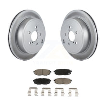 Charger l&#39;image dans la galerie, Rear Coated Brake Rotor Ceramic Pad Kit For Subaru Outback Legacy Scion FR-S BRZ