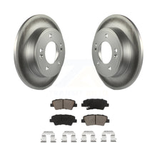 Charger l&#39;image dans la galerie, Rear Coat Brake Rotor Ceramic Pad Kit For Hyundai Elantra Kia Soul Forte GT Koup