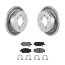 Load image into Gallery viewer, Rear Coat Brake Rotor Ceramic Pad Kit For 10 Hyundai Elantra Sedan From 03 23