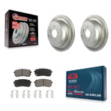 [Rear] 2007-2012 Hyundai Veracruz Premium Coated Rotors & Ceramic Pads Brake Kit For Max Braking