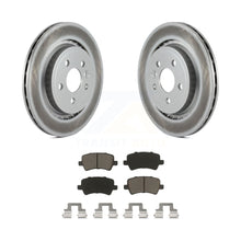 Charger l&#39;image dans la galerie, Rear Coated Disc Brake Rotors And Ceramic Pad Kit For Volvo S60 XC70 S80 V60 V70