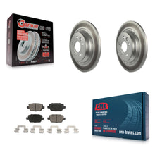 Charger l'image dans la galerie, [Rear] 2008-2011 Volvo S80 FWD Premium Coated Rotors &amp; Ceramic Pads Brake Kit For Max Braking