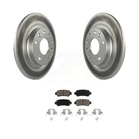 [Rear] 2016-2018 Mazda CX-3 Premium Coated Rotors & Ceramic Pads Brake Kit For Max Braking