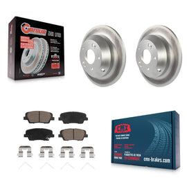 Rear Coat Brake Rotors Ceramic Pad Kit For Kia Sorento Hyundai Santa Fe Sport XL