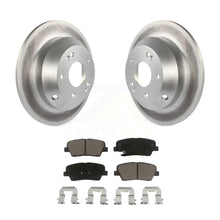 Charger l&#39;image dans la galerie, Rear Coat Brake Rotors Ceramic Pad Kit For Kia Sorento Hyundai Santa Fe Sport XL